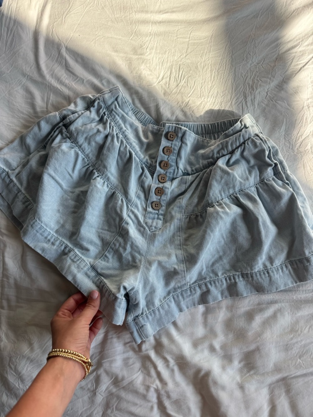 Boho Denim button shorts - Picture 6 of 6
